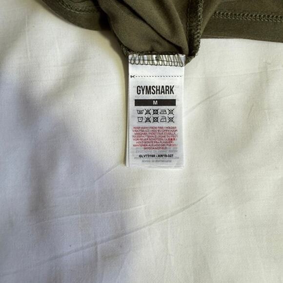 Gymshark Womens Olive Green Racerback Cut Out Vest - Picture 6 of 6